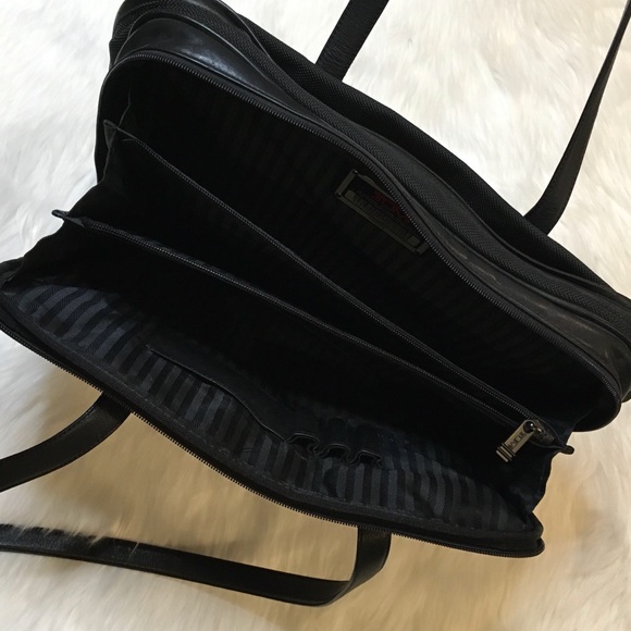 Tumi | Canvas & Leather Laptop Bag - Picture 11 of 16